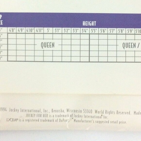 Jockey For Her Queen Size Sheer Pantyhose Midnight Navy Nylon Spandex Sandalfoot - Picture 3 of 3